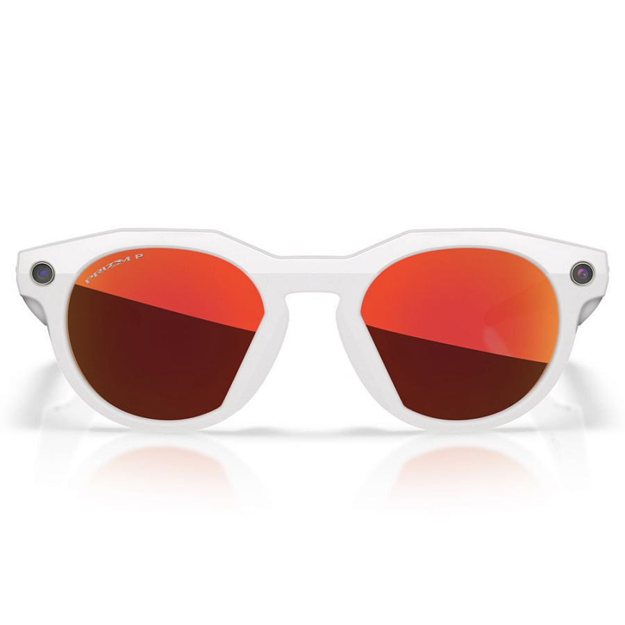 Умные очки Oakley HSTN, Серая оправа, Рубиновые линзы Prizm
