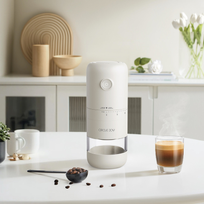 Кофемолка Circle Joy Lomo, Бежевая (Кофемолка Circle Joy, Бежевая)