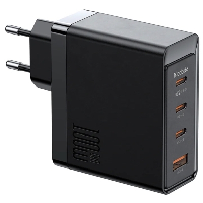 Сетевое ЗУ Mcdodo USB-A + 3USB-C Nuclear Series GaN Fast Charger 100W (Сетевое ЗУ Mcdodo Черный)