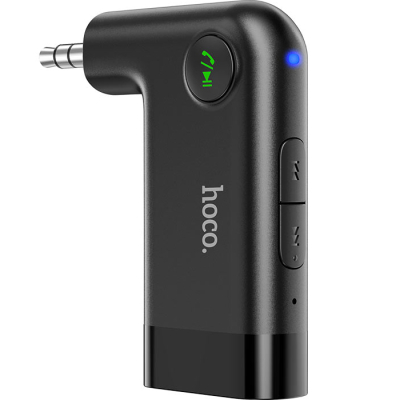 Автомобильный Bluetooth приемник Hoco E53 с микрофоном (Автомобильный Bluetooth приемник Hoco Черный)
