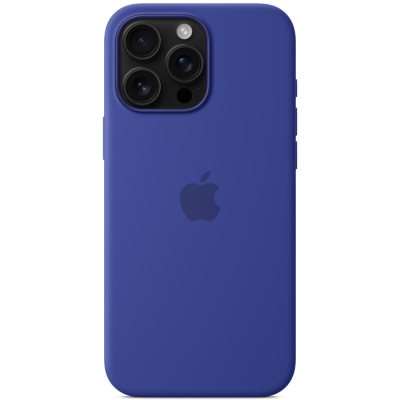Чехол Silicone Case для iPhone 16 Pro Max (с MagSafe) (Накладка Ультрамарин)