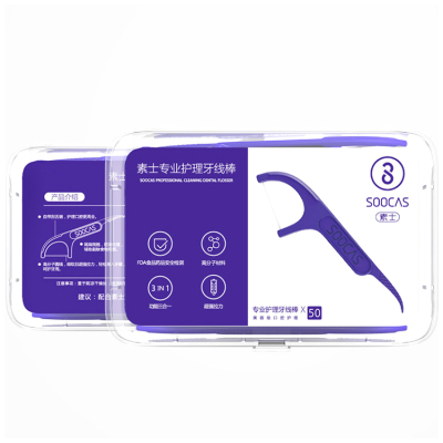 Зубная нить Soocas Floss Pick, 50 штук (Зубная нить Xiaomi )
