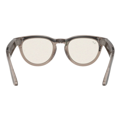 Умные очки Ray-Ban Headliner, каменная оправа, Фотохром: Прозрачные - Тёмно‑Зелёные (Очки Ray-Ban Серый)