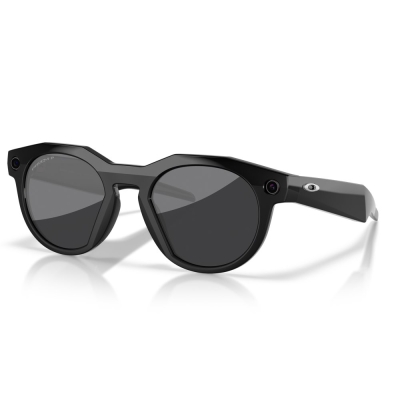 Умные очки Oakley HSTN, Чёрная оправа, Поляризационные линзы, чёрные линзы с технологией Prizm (Очки Oakley Чёрный)