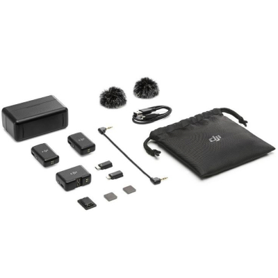 Беспроводной микрофон DJI Mic (2 TX + 1 RX + Чехол-аккумулятор) (Беспроводной микрофон DJI Mic (2 TX + 1 RX + Чехол-аккумулятор))