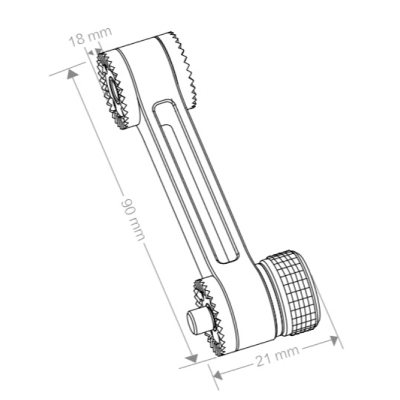 Дополнительное звено для DJI Osmo, Straight Extension Arm (Дополнительное звено для DJI Osmo)