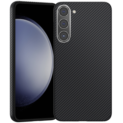 Кевларовый чехол Benks ArmorAir для Samsung S23 (MagSafe) (Накладка Черный Карбон)