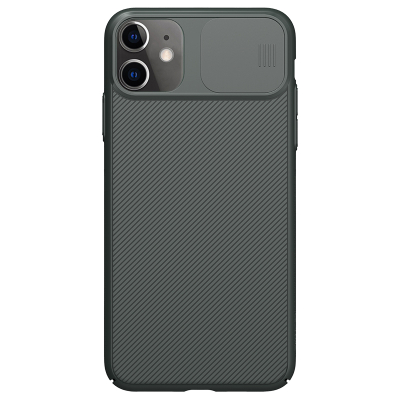 Чехол iPhone 11 Накладка Пластик Nillkin CamShield Case (iPhone 11 Накладка Темно-зеленый)