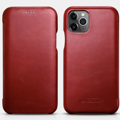 Чехол iPhone 11 Pro Книжка Боковая Кожзам iCarer (iPhone 11 Pro Книжка Боковая iCarer Красный)