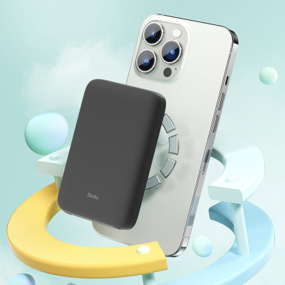 Беспроводной Power Bank Benks MP06, 10.000 мАч, MagSafe (Внешний аккумулятор Benks Черный)