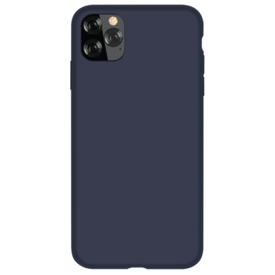 Чехол iPhone 11 Pro Накладка Силикон Devia Silicone Case (iPhone 11 Pro Силикон Devia Темно-Синий)
