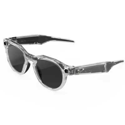 Умные очки Oakley HSTN, Прозрачная оправа, Фотохромные линзы, от прозрачного к Темно-серому (Очки Oakley Прозрачный)