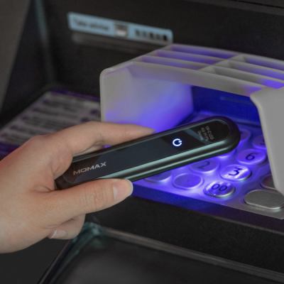 Ультрафиолетовый дезинфектор Momax (UV-C Pen Led Sanitizer) (Портативный УФ-дезинфектор Momax Черный)