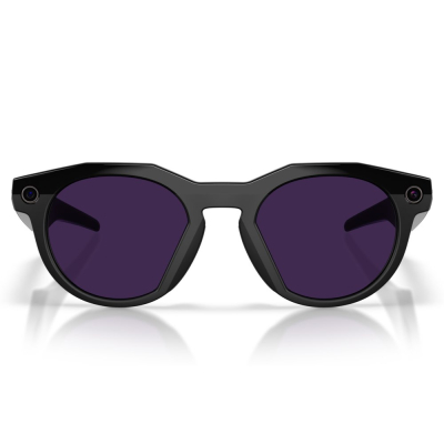 Умные очки Oakley HSTN, Чёрная оправа, Фотохромные линзы: от прозрачного к аметистовому