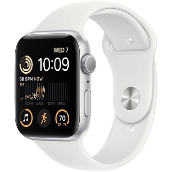 Apple Watch Sport SE 2022 (40mm) Серебристый, Белый