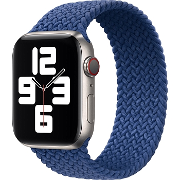 Браслет плетеный Braided Solo Loop для Apple Watch 42, 44, 45mm