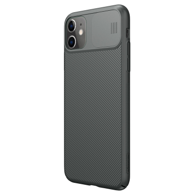 Чехол iPhone 11 Накладка Пластик Nillkin CamShield Case (iPhone 11 Накладка Темно-зеленый)