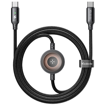 Кабель Mcdodo USB-C to Lightning + Apple Watch Charger 36W 1.5 м (Плетеный)
