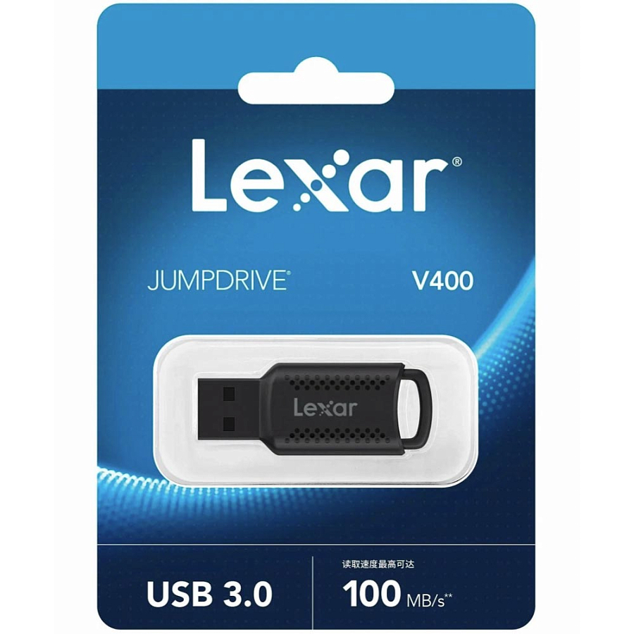 Флешка Lexar V400, USB, 128 ГБ