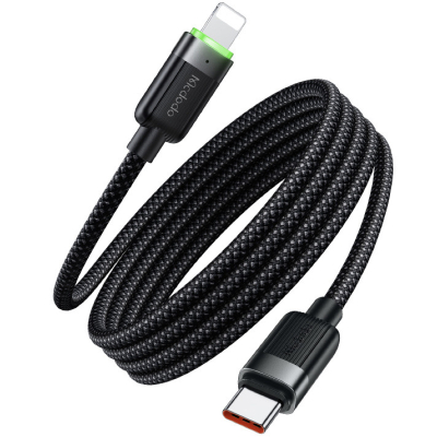 Кабель Mcdodo CA-201, USB-C → Lightning, магнитный, 36 ватт, длина 1.2 м (Кабель Mcdodo Черный)