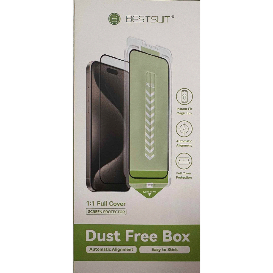 Защитное стекло BESTSUIT для iPhone 15 Pro Глянцевое