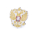Значок Магнитка Герб России металлический, Магнит (Значок Герб России)