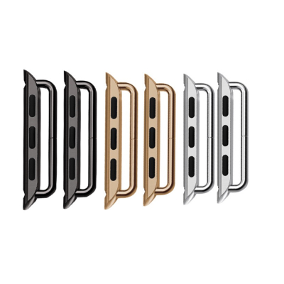 Крепление ушко для ремешка от Apple Watch 42, 44, 45mm (Крепление для ремешка Apple Watch Серебро)