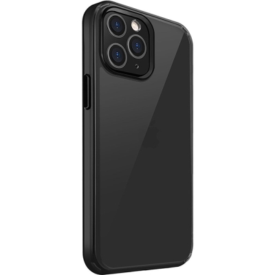Чехол iPhone 12, 12 Pro Накладка Uniq LifePro Xtreme Anti-microbial (iPhone 12, 12 Pro Накладка Прозрачный Черный)