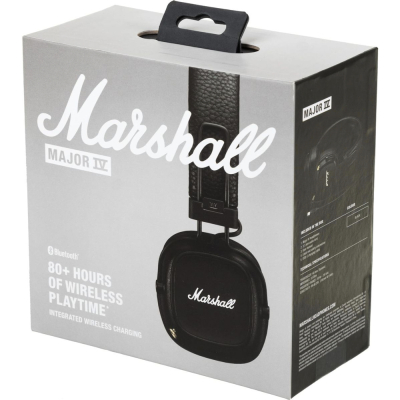 Наушники беспроводные Marshall Major IV Черный (Наушники беспроводные Marshall Major IV Черный)