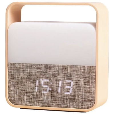 Прикроватная лампа с часами Midea K03 (Прикроватная лампа с часами Золото)