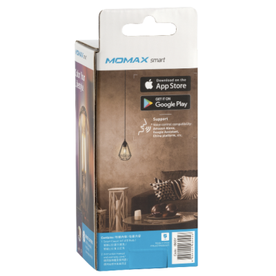 Умная лампочка Momax IB6SY, цоколь 27 мм (Лампочка Momax E27 (IB6SY))