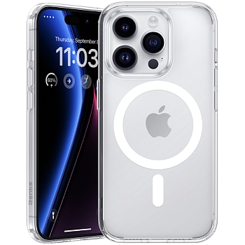 Чехол Benks Lucent Pro для iPhone 15 Pro Max Прозрачный Пластик (с MagSafe)