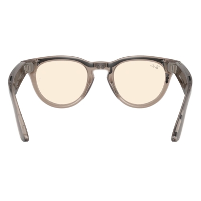 Умные очки Ray-Ban Headliner, Глянцевая каменная оправа, Линзы Фотохром: Clear to Saffron Yellow, M (Очки Ray-Ban Серый)