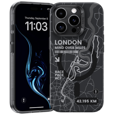 Чехол Benks MagClap City London для iPhone 16 Pro Max (MagSafe) (Накладка Benks Черный)