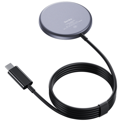 Беспроводная зарядка Benks MagClap, 15 ватт, MagSafe (Беспроводное зарядное устройство Benks Черный)