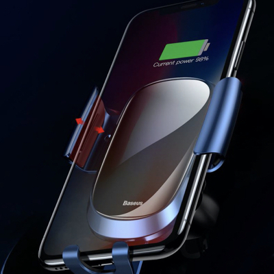 Автодержатель Универсальный для телефона Baseus Future Gravity Car Mount (Автодержатель Baseus Синий)