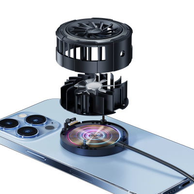 Беспроводная зарядка Benks MagClap Cooling, с охлаждением, MagSafe (Беспроводное зарядное устройство Benks Черный)