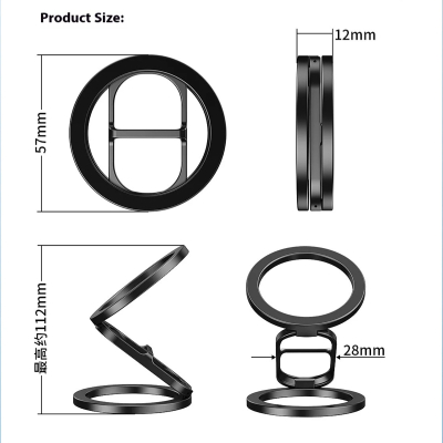 Складной двусторонний держатель MagSafe (Складной держатель Темно-серый)