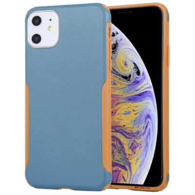 Чехол iPhone 11 Накладка Пластик Mutural Protector Series (iPhone 11 Пластик Mutural Синий)