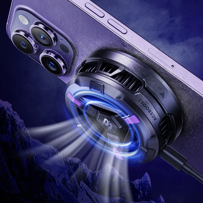 Беспроводная зарядка Benks MagClap Biliz Cooling, с охлаждением, MagSafe (Беспроводное зарядное устройство Benks Черный)