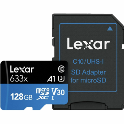 Флешка Lexar High-Performance, Micro SDXC, 128 Gb (Флешка Lexar 128 Gb)