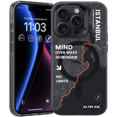 Чехол Benks MagClap City Istanbul для iPhone 15 Pro (MagSafe) (Накладка Benks Черный)