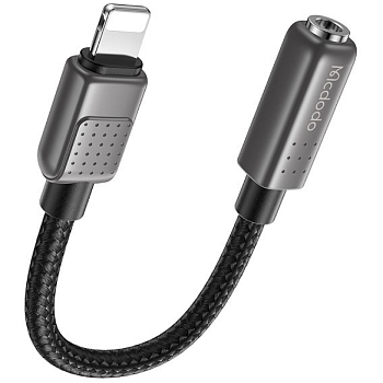 Кабель Mcdodo AUX 3,5мм Female - Lightning 0.11 м  (Плетеный)
