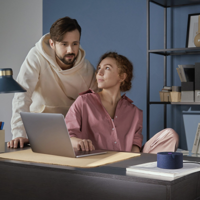 Умная колонка Яндекс станция Мини 2 Синий (Умная колонка Яндекс станция Мини 2 Синий)