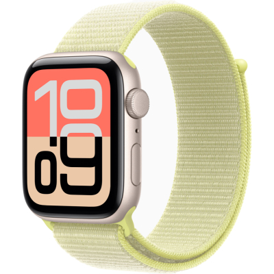 Apple Watch Sport SE 2025 (44mm) Алюминиевый корпус, Сияющая звезда, Sport Loop (без RuStore) (Apple Watch Sport SE 2025 (44mm) Алюминиевый корпус, Сияющая звезда, Sport Loop)