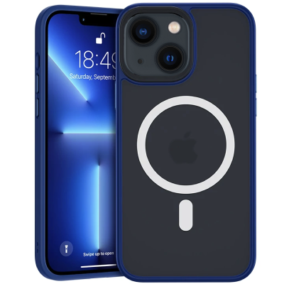 Чехол Benks Adsorption для iPhone 13 (MagSafe) (iPhone 13 Накладка Пластик Benks Синий)