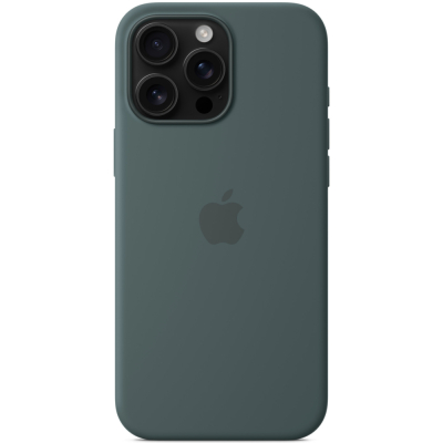 Чехол Silicone Case для iPhone 16 Pro Max (с MagSafe) (Накладка Зеленый)