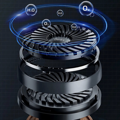 Автомобильный ароматизатор Benks CX01 (Ароматизатор воздуха Benks Темно-Серый Ocean)