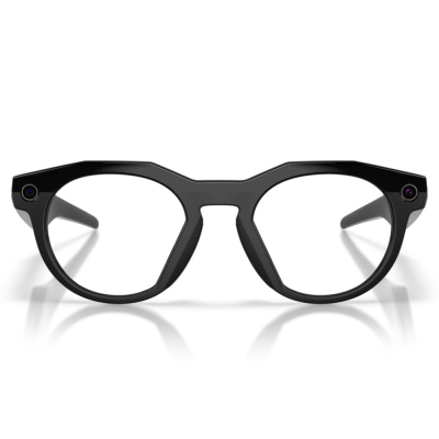 Умные очки Oakley HSTN, Чёрная оправа, Прозрачные линзы (Очки Oakley Чёрный)