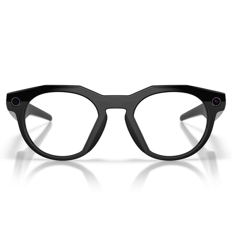 Умные очки Oakley HSTN, Чёрная оправа, Прозрачные линзы